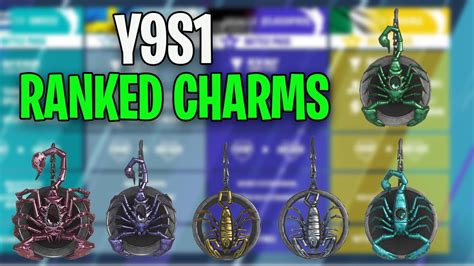 RAINBOW SIX SIEGE Y9S1 RANKED CHARMS (COPPER TO .
